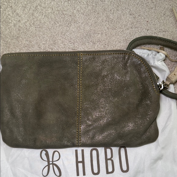 HOBO Sage Leather Clutch with Peace Sign - Picture 5 of 8